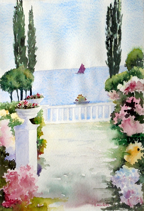 Aquarelle Emile Wouters