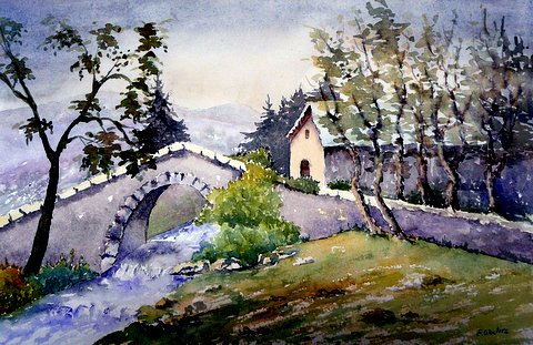 Aquarelle (Emile Wouters)