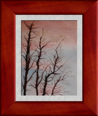 Aquarelle 2007 - Ciel d'hiver (Emile Wouters)