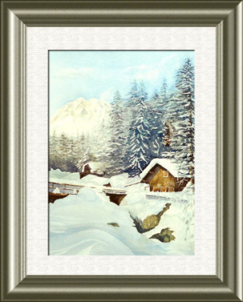 Aquarelle 2007 - Congères (Emile Wouters)