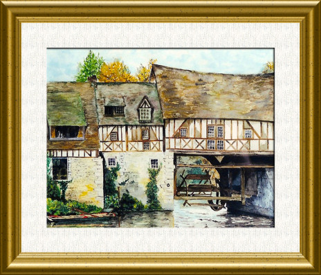 Aquarelle 2007 - Moulin d'ande (Emile Wouters)