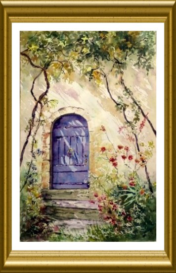 Le Luberon - Aquarelle 2010 - Papier Hanhnemühle Andalusia (Emile Wouters)