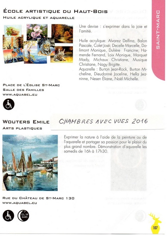 Chambres avec Vues 2016