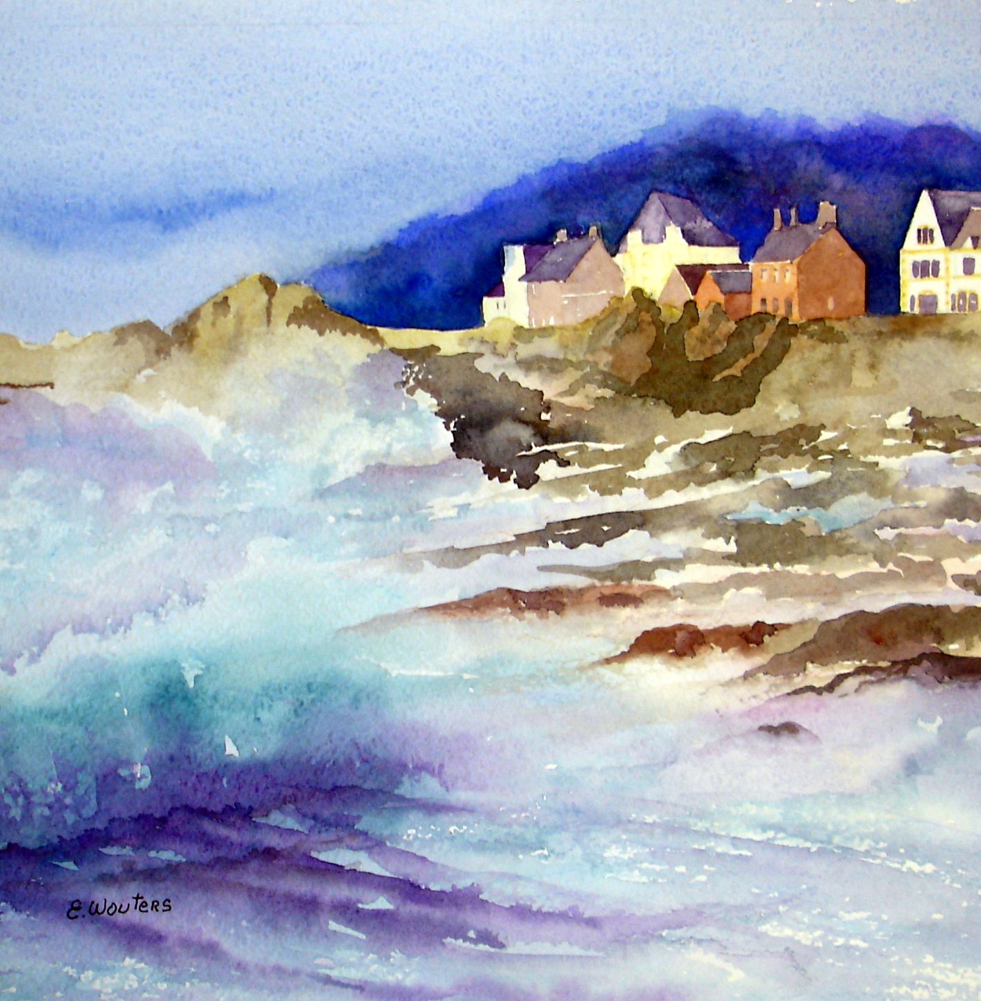 Aquarelle Emile Wouters